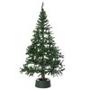 Gardenised Green Plastic Christmas Tree Stand With Screw Fastener QI003953